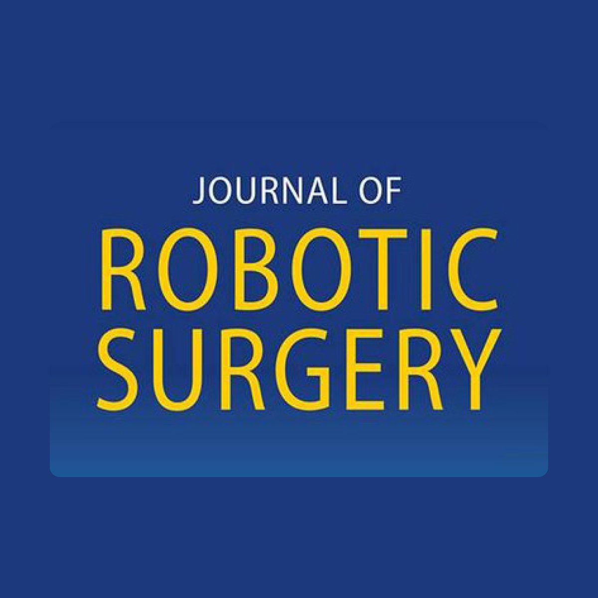 Journal of Robotic Surgery Logo